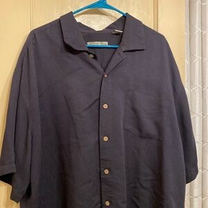 Batik bay 2X blue gray short sleeve shirt